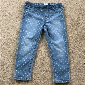 Toddler Girls Polka Dot Jeggins